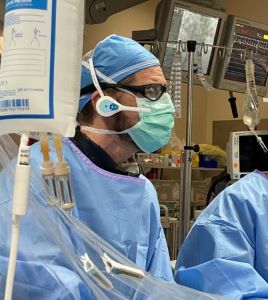 Provider during surgery