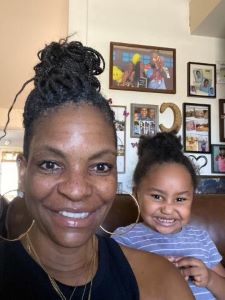 Mother and child selfie