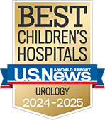 US News Best Children's Hospital Badge Urology