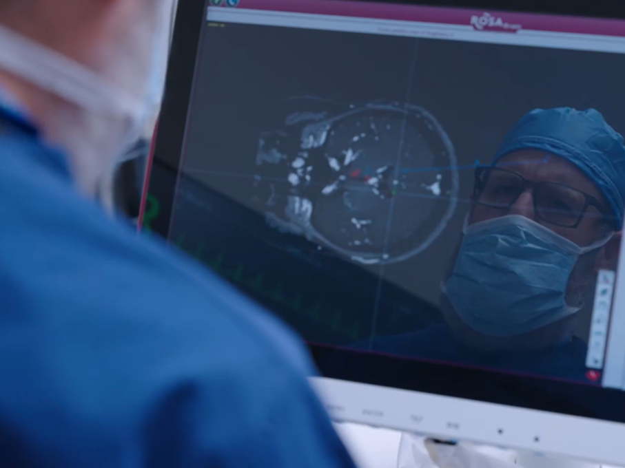 Reflection on MRI image